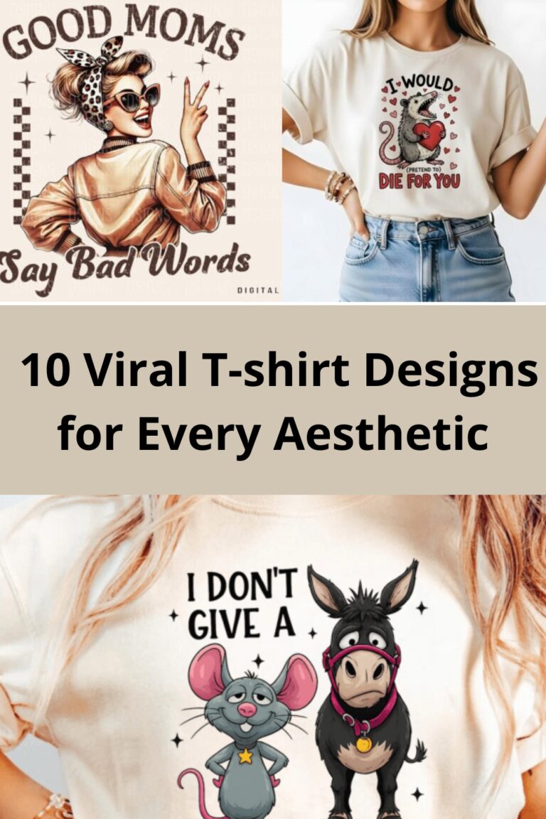 Not Your Basic Graphics: 10 Viral T-shirt Designs for Every Aesthetic