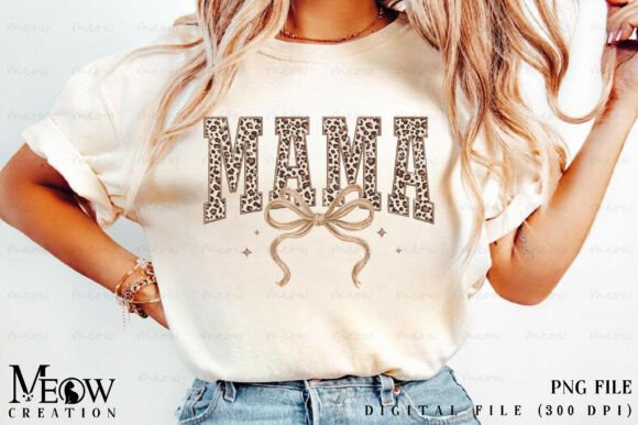 Leopard Mama Coquette Bow