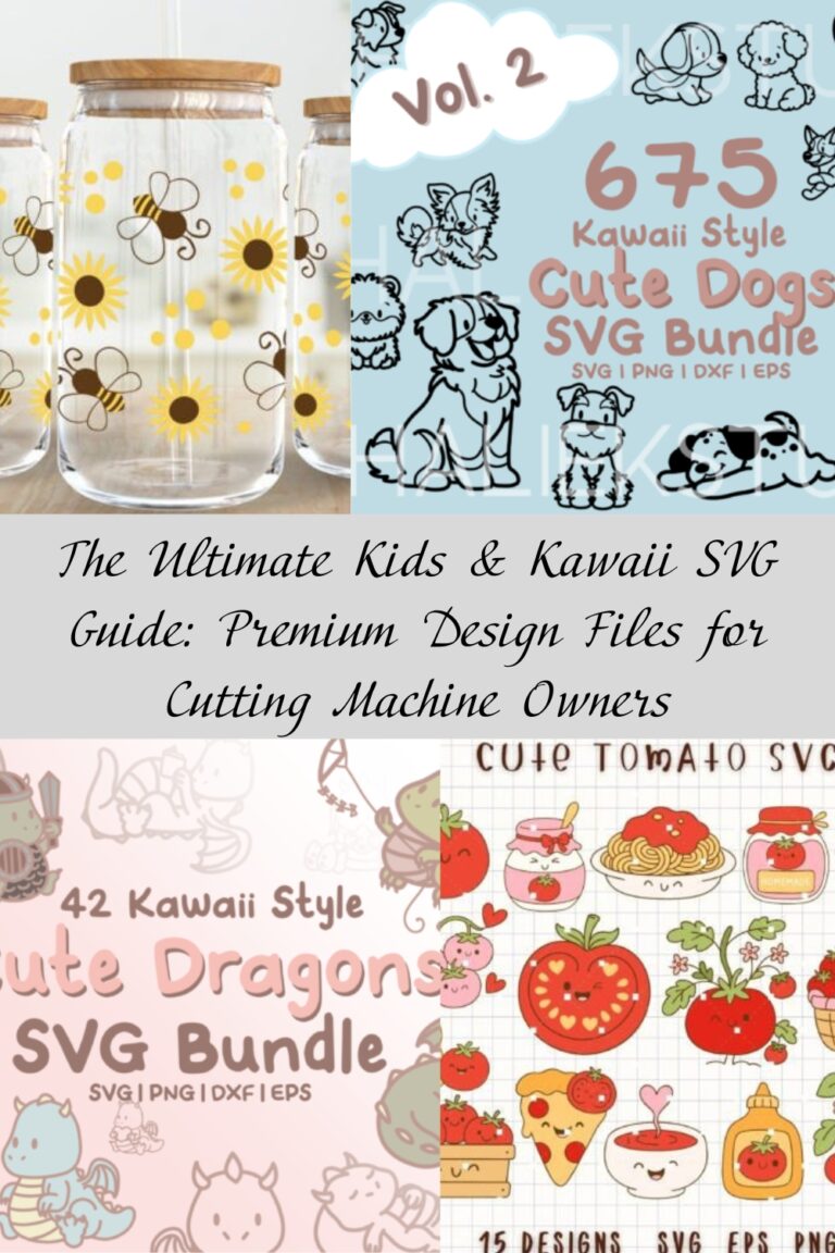 The Ultimate Kids & Kawaii SVG Guide: Premium Design Files for Cutting Machine Owners