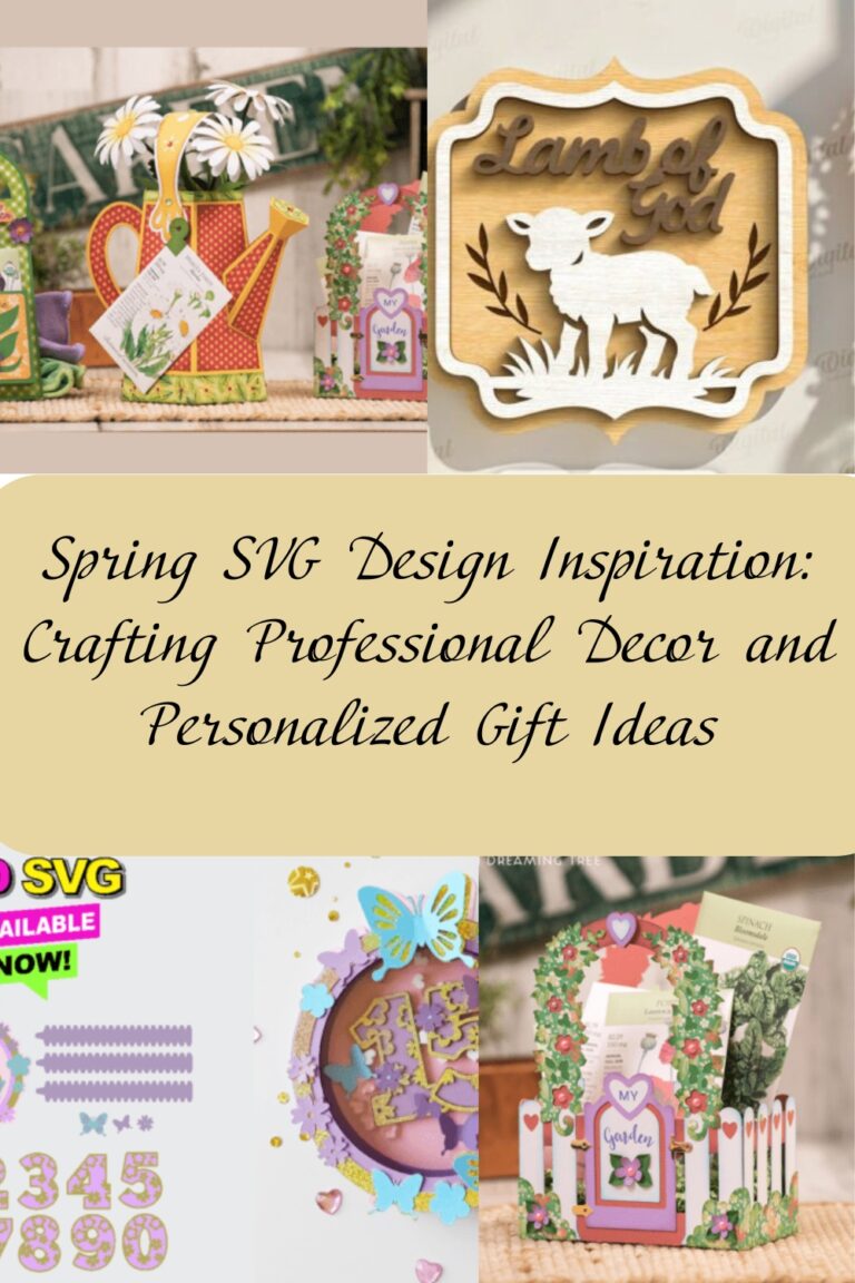Spring SVG Design Inspiration: Crafting Professional Decor and Personalized Gift Ideas