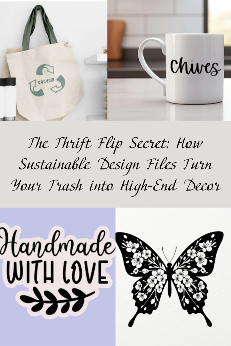 The Thrift Flip Secret: How Sustainable Design Files Turn Your Trash into High-End Decor