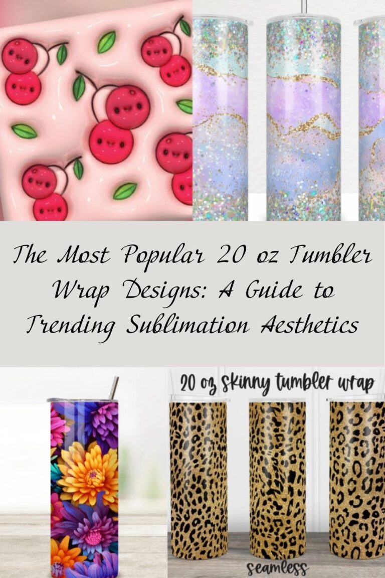 The Most Popular 20 oz Tumbler Wrap Designs: A Guide to Trending Sublimation Aesthetics