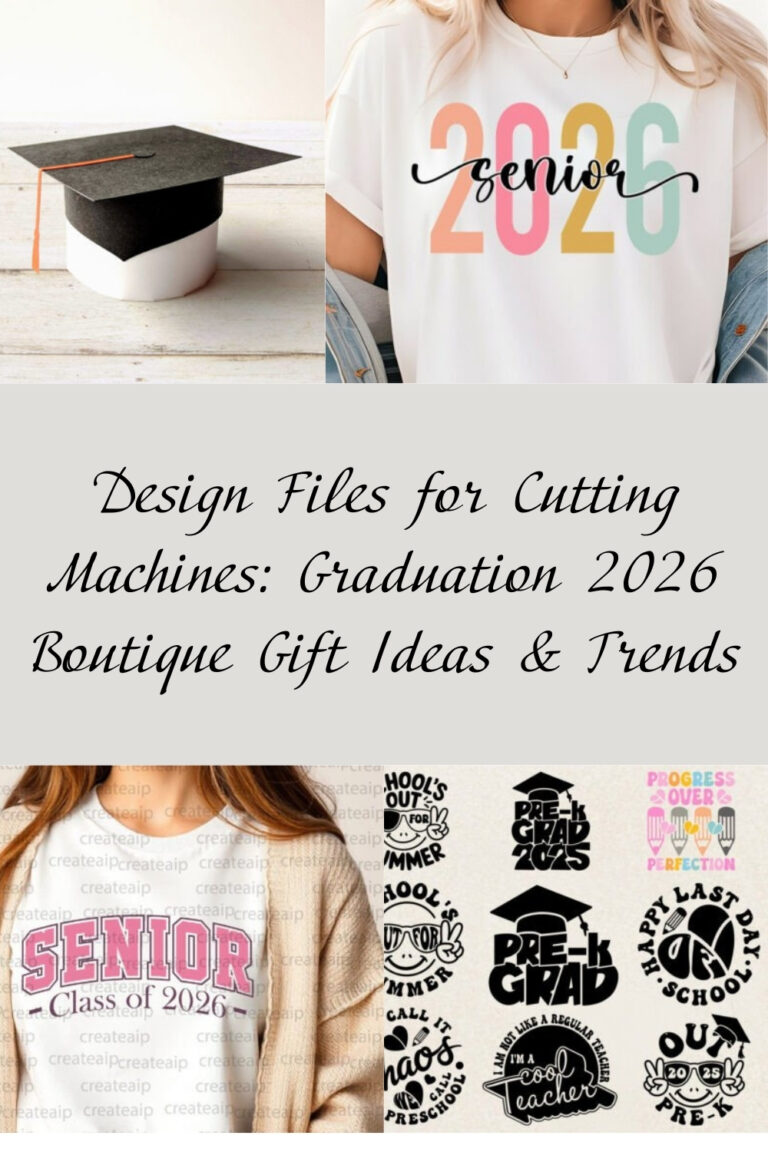 Design Files for Cutting Machines: Graduation 2026 Boutique Gift Ideas & Trends