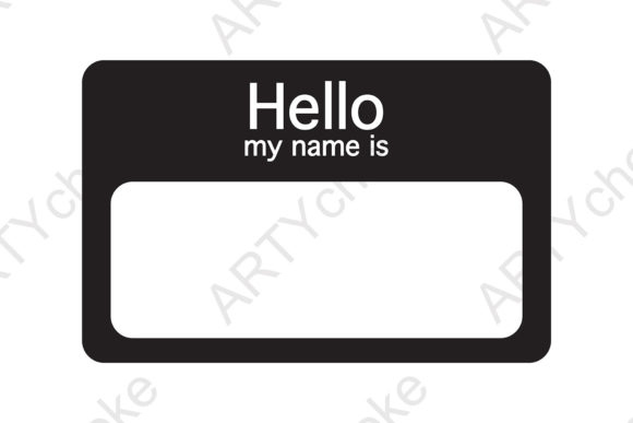Customizable kids summer camp name tag SVG for Cricut and laser