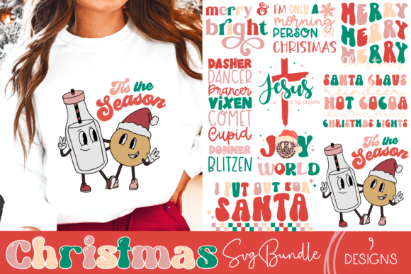 Retro Christmas in July shirt designs for Cricut and Silhouette makers